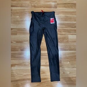 SPANX Black Leggings with Red Tag